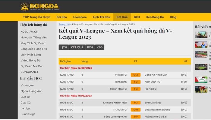 KQBD V League 