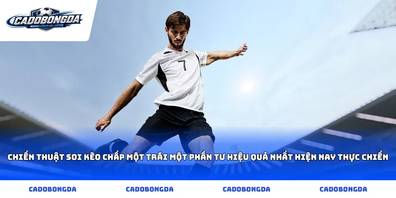 Chiến thuật soi kèo chấp một trái một phần tư hiệu quả nhất hiện nay thực chiến