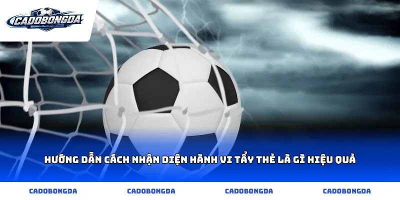 Hướng dẫn cách nhận diện hành vi tẩy thẻ là gì hiệu quả