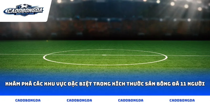 Khám phá các khu vực đặc biệt trong kích thước sân bóng đá 11 người