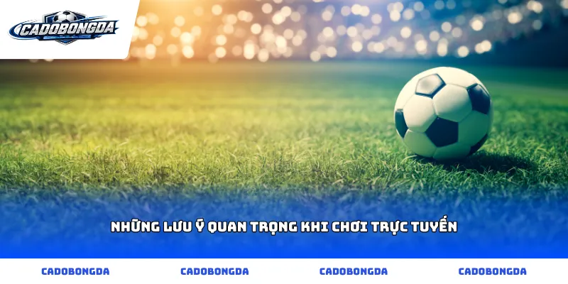 Những lưu ý quan trọng khi chơi trực tuyến