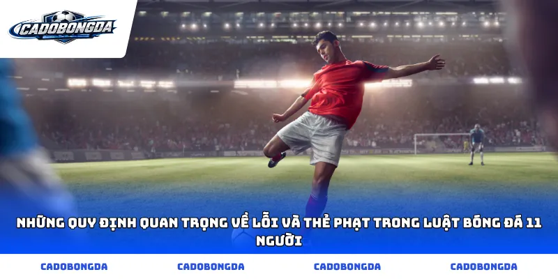 Những quy định quan trọng về lỗi và thẻ phạt trong luật bóng đá 11 người