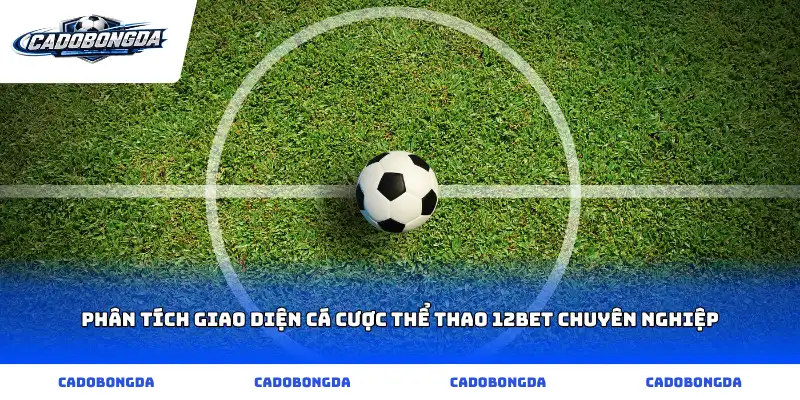 Phân tích giao diện cá cược thể thao 12bet chuyên nghiệp