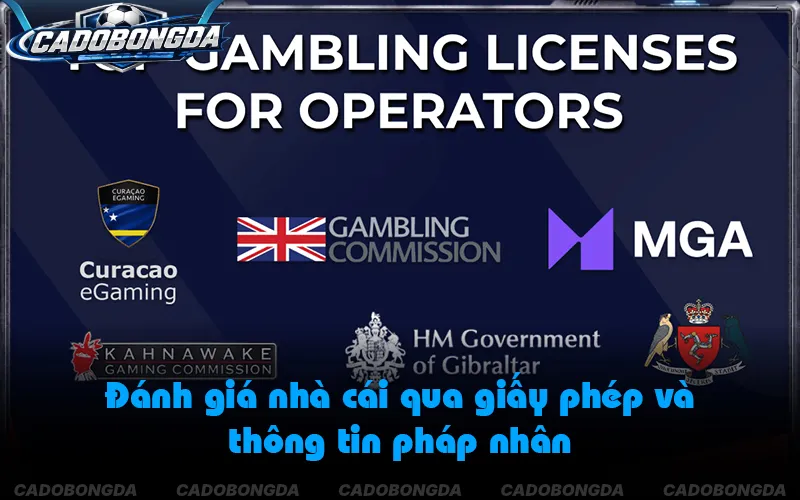 Kiểm tra giấy phép trước khi lựa chọn nền tảng cá cược